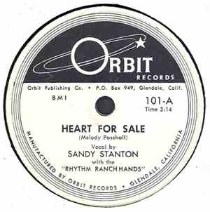 Sandy Stanton With The Rhythm Ranchhands - Heart For Sale