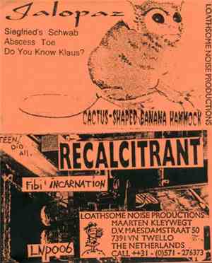Jalopaz / Recalcitrant - Cactus-Shaped Banana Hammock / Fibi Incarnation