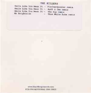 The Killers - Smile Like You Mean It / Mr Brightside (Remixes)