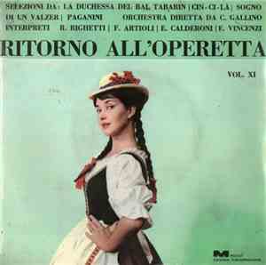 Various - Ritorno All'Operetta Vol. XI