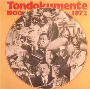 Dieter Hildebrandt - Tondokumente 1900-1972