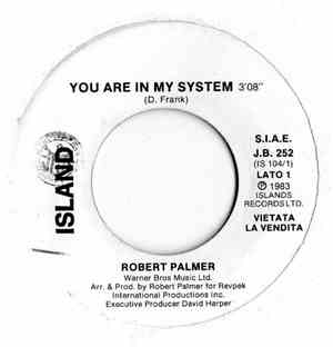 Robert Palmer / Marianne Faithfull - You Are In My System / Blue Millionaire