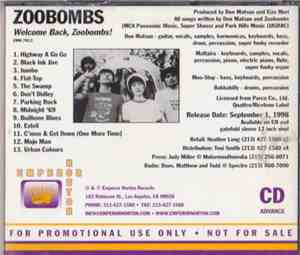 Zoobombs - Welcome Back, Zoobombs!