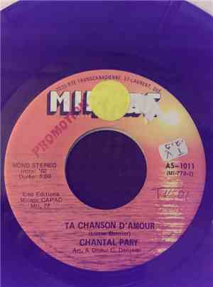 Chantal Pary - Ta Chanson D'amour / Reviens Me Voir