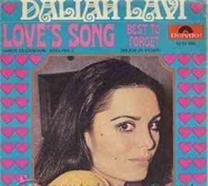 Daliah Lavi - Love's Song (Amor Es Canción - Adelina) / Best To Forget (Mejor Olvidar)