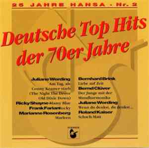 Various - 25 Jahre Hansa - Nr.2 - Deutsche Top Hits Der 70er Jahre