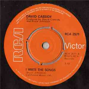 David Cassidy - I Write The Songs