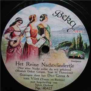 Duo Gross & van Vliet - Neger Song / Het Reine Nachtvlindertje