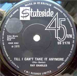 Ray Charles - Till I Can't Take It Anymore