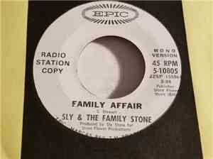 Sly & The Family Stone - Family Affair / Family Affair