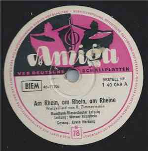 Rundfunk-Blasorchester Leipzig, Werner Krummbein - Am Rhein, Am Rhein, Am Rhein / Fidele Gesellen