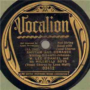 W. Lee O'Daniel And His Hillbilly Boys - Rhythm And Romance / Everybody Kiss Your Partner (The Whistle Song)