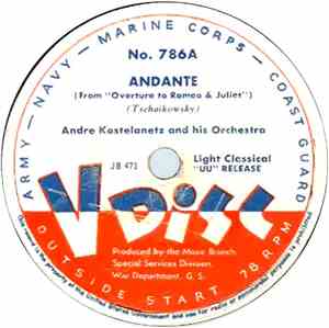 Andre Kostelanetz And His Orchestra / Al Goodman And His Orchestra - Andante (From 