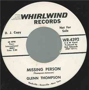 Glenn Thompson  - Missing Person