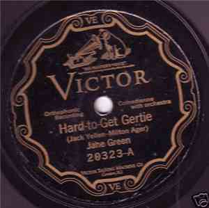 Jane Green  - Hard-To-Get Gertie / Won't Be Long, Before She Belongs To Me