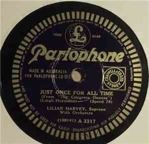 Lilian Harvey / Liddell Peddieson - Just Once For All Time / Live, Laugh And Love