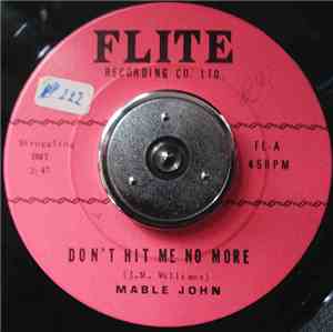 Mable John - Don't Hit Me No More / Left Over Love