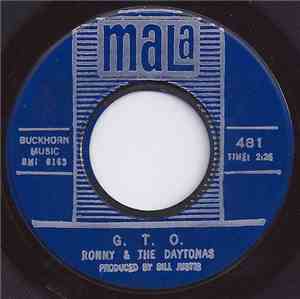 Ronny & The Daytonas - G.T.O. / Hot Rod Baby
