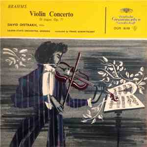Johannes Brahms, David Oistrach - Violin Concerto D major, Op. 77
