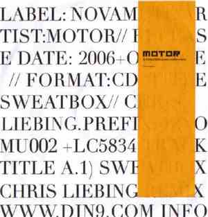MOTOR  - Sweatbox (Chris Liebing Remix)