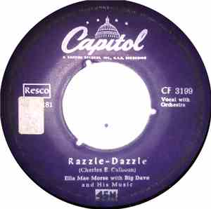 Ella Mae Morse With Big Dave And His Music - Razzle-Dazzle / Seventeen