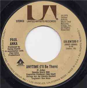 Paul Anka - Anytime (I'll Be There)