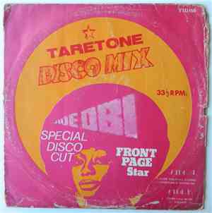 Jide Obi - Front Page Star - Special Disco Cut