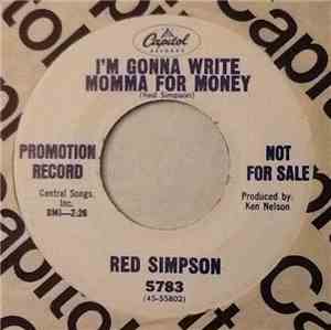 Red Simpson - Diesel Smoke, Dangerous Curves / I'm Gonna Write Mamma For Money