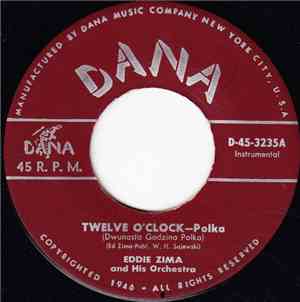 Eddie Zima And His Orchestra - Twelve O'Clock / Kuku Oberek
