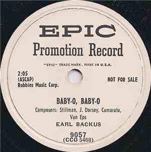 Earl Backus - Baby-O, Baby-O / Twilight On The Trail