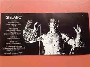 Stelarc - Amplified Body, Third Hand
