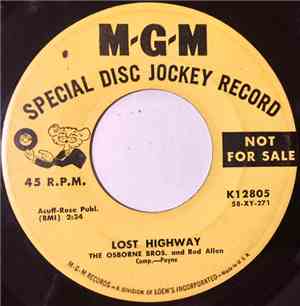 The Osborne Brothers - Lost Highway