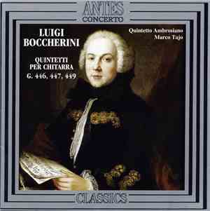 Marco Taio, Donatella Colombo, Giancarlo Guarino, Marcello Defant, Caterina Dell'Agnello - Luigi Boccherini Quintetti per chitarra G. 446, 447, 449