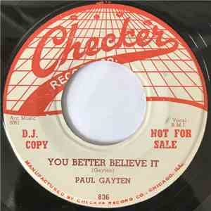 Paul Gayten - You Better Believe it / Mother Roux