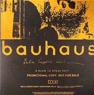 Bauhaus - Bela Lugosi's Dead