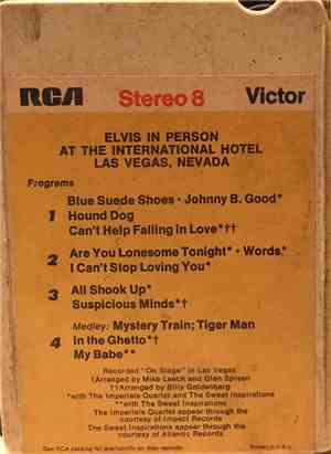 Elvis Presley - Elvis In Person At The International Hotel Las Vegas, Nevada