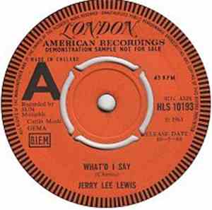 Jerry Lee Lewis - What'd I Say / I've Been Twistin'
