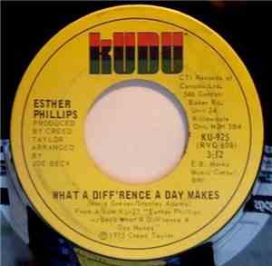 Esther Phillips - What A Diff'rence A Day Makes / Turn Around, Look At Me