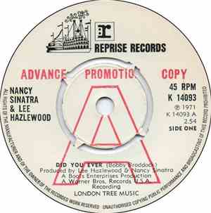Nancy Sinatra & Lee Hazlewood - Did You Ever