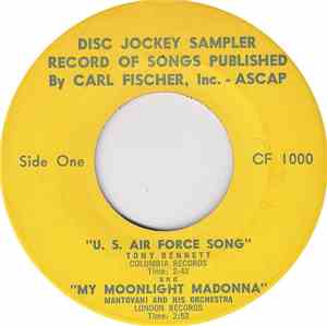 Carl Fischer  - Disc Jockey Sampler Record Of Songs Published By Carl Fischer, Inc.