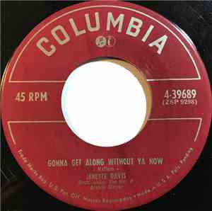 Janette Davis - Gonna Get Along Without Ya Now / Hold the Phone