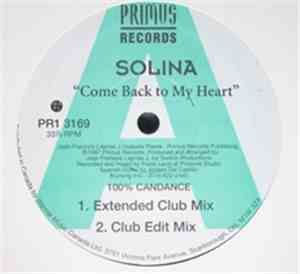 Solina - Come Back To My Heart