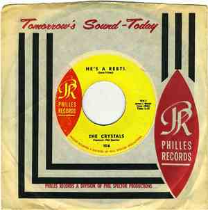 The Crystals - He's A Rebel / I Love You Eddie