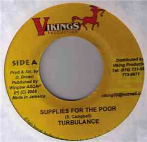 Turbulence  / Black Panther  - Supplies For The Poor / Rocky Rocky Road