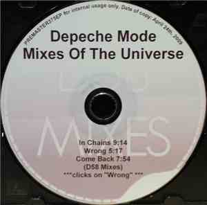 Depeche Mode - Mixes Of The Universe