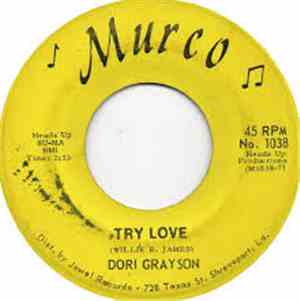 Dori Grayson - Try Love / Got Nobody To Love