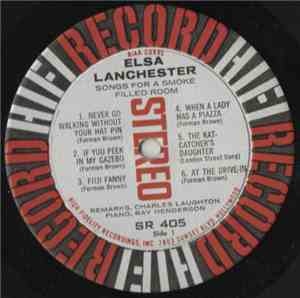 Elsa Lanchester - Songs For A Smoke-Filled Room