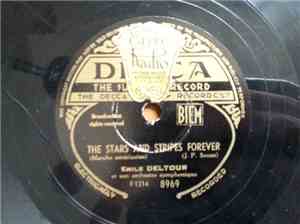 Emile Deltour Et Son Orchestre Symphonique - The Stars And Stripes Forever / Blaze Away !