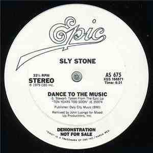 Sly Stone - Dance To The Music / Sing A Simple Song