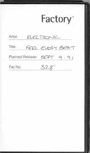 Electronic - Feel Every Beat